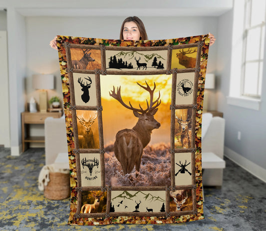 Personalized Hunting Blanket DH1015