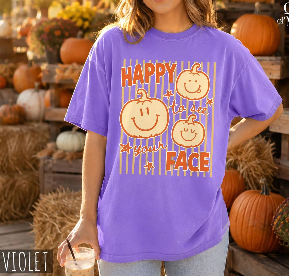 Groovy Teacher Fall Comfort color T-Shirt
