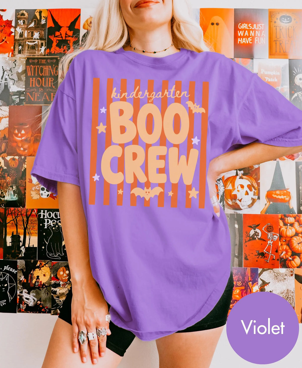 Boo Crew Kindergarten Comfort color T-Shirt