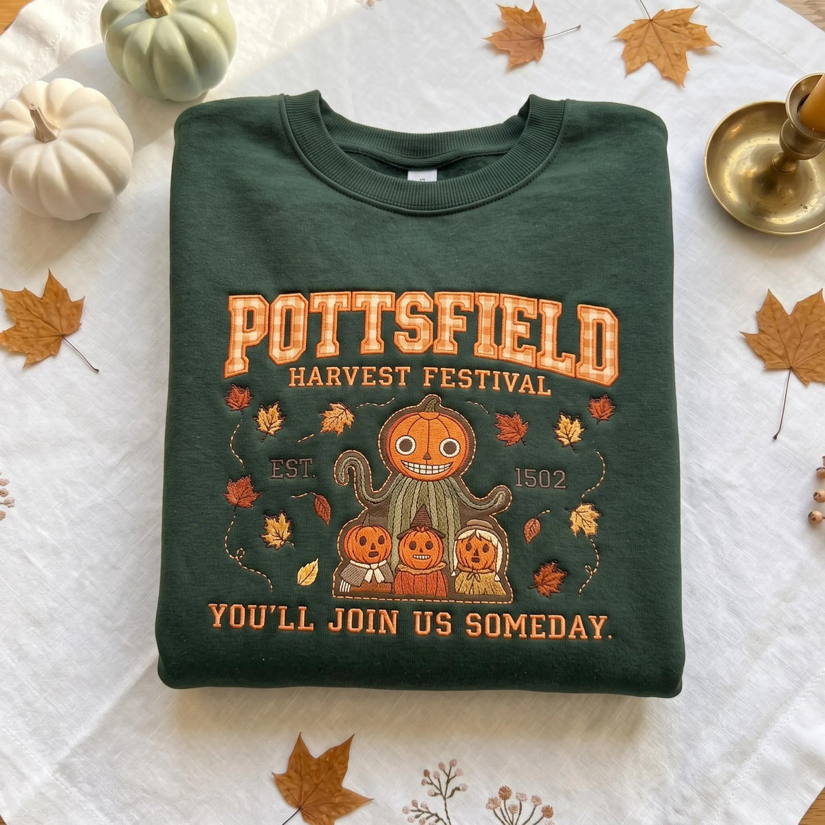 Pottsfield Harvest Festival Embroidered Sweatshirt