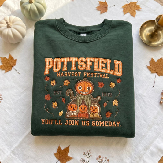 Pottsfield Harvest Festival Embroidered Sweatshirt
