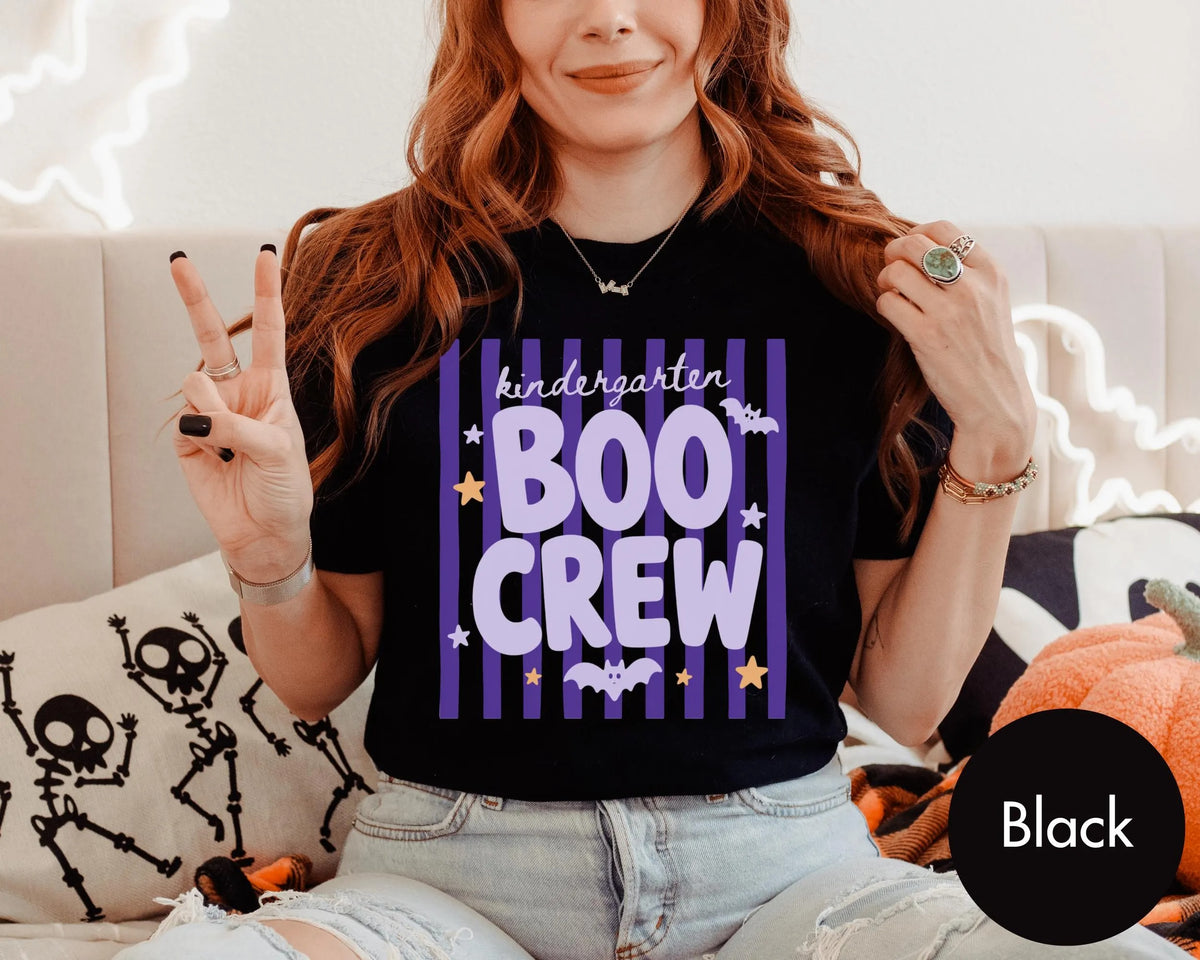 Boo Crew Kindergarten Comfort color T-Shirt