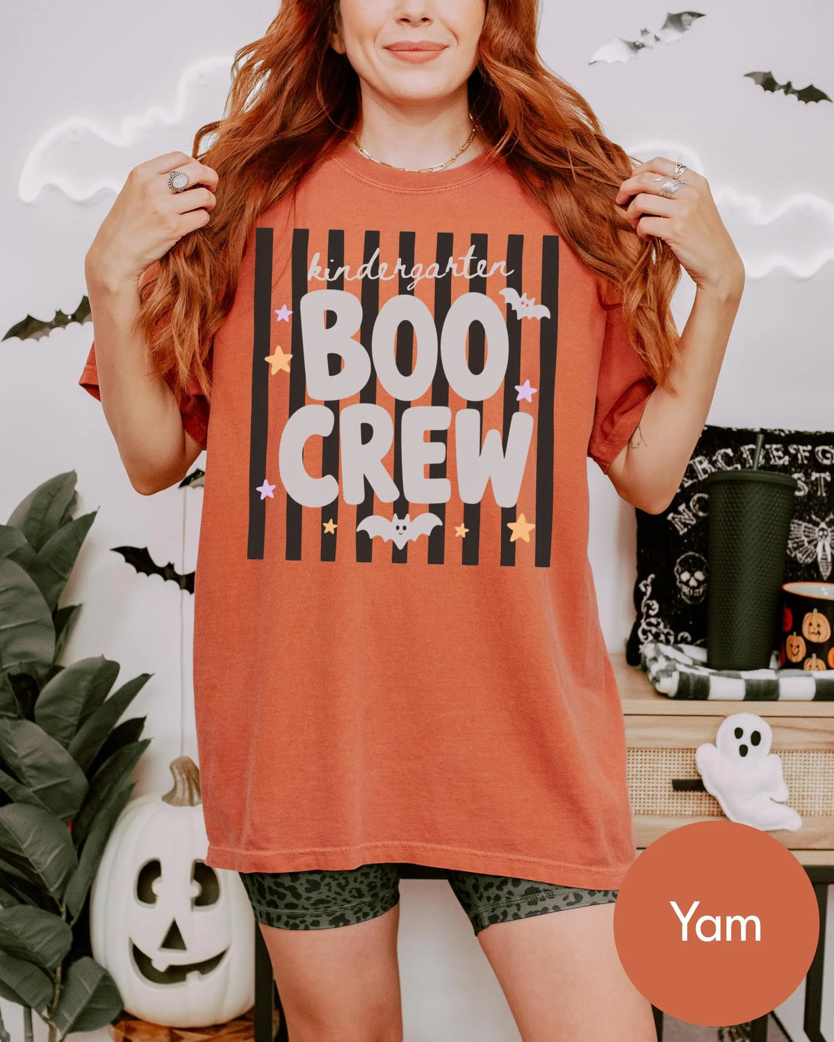 Boo Crew Kindergarten Comfort color T-Shirt