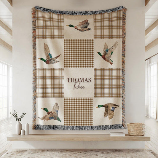 Personalized Duck Hunting Blanket DH1004
