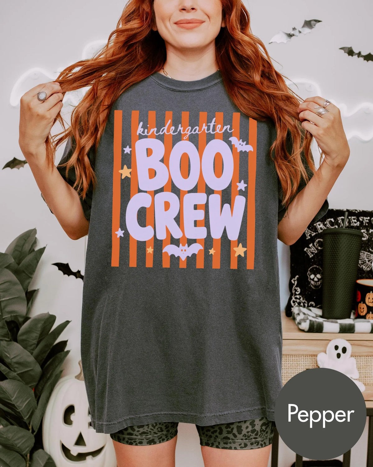 Boo Crew Kindergarten Comfort color T-Shirt
