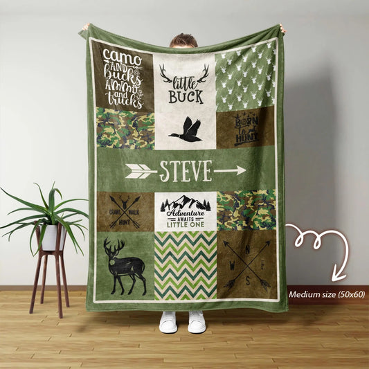 Personalized Hunting Blanket DH1012