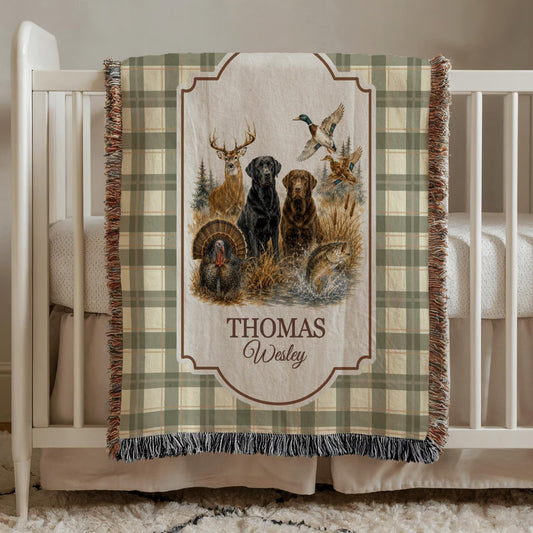 Personalized Hunting Blanket DH1003