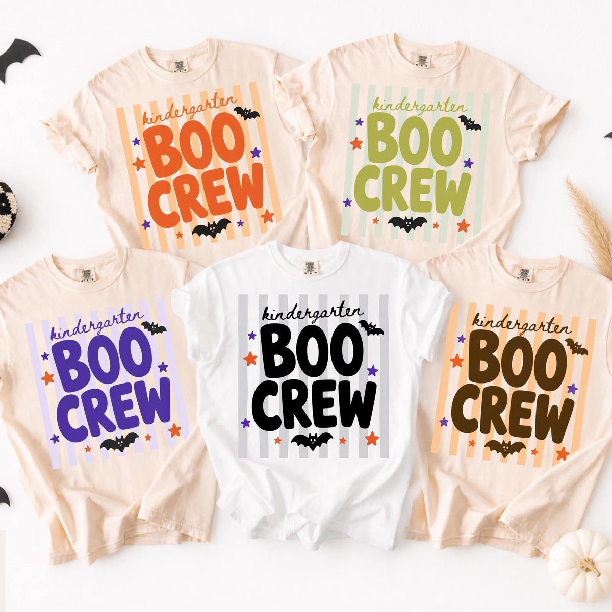 Boo Crew Kindergarten Comfort color T-Shirt