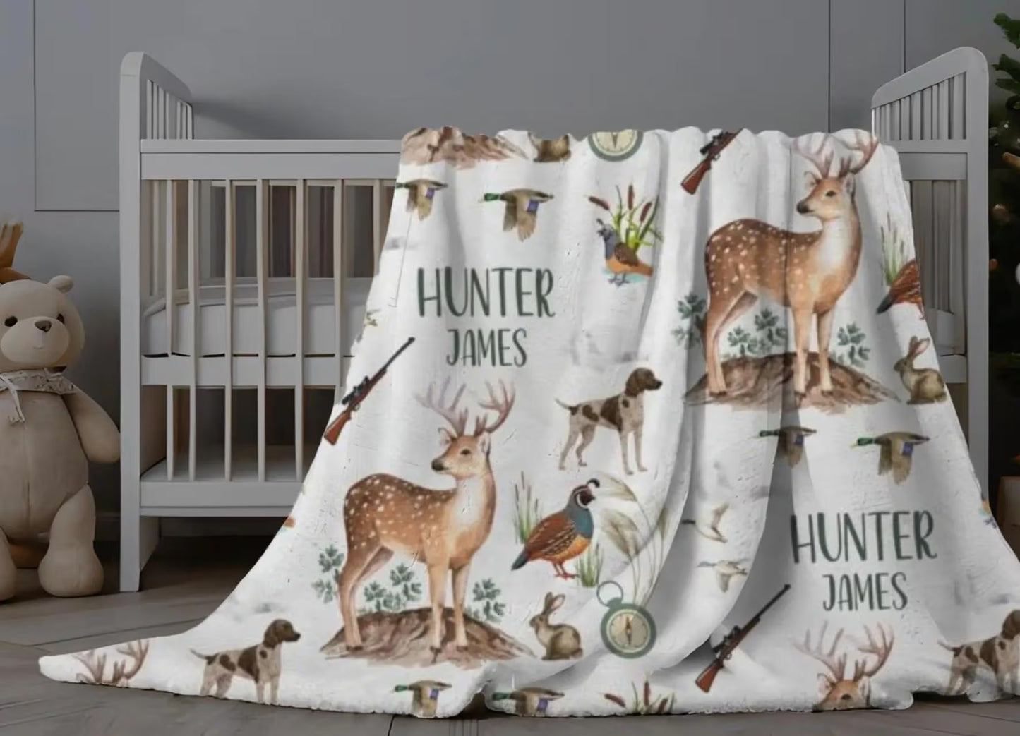Personalized Hunting Blanket DH1011