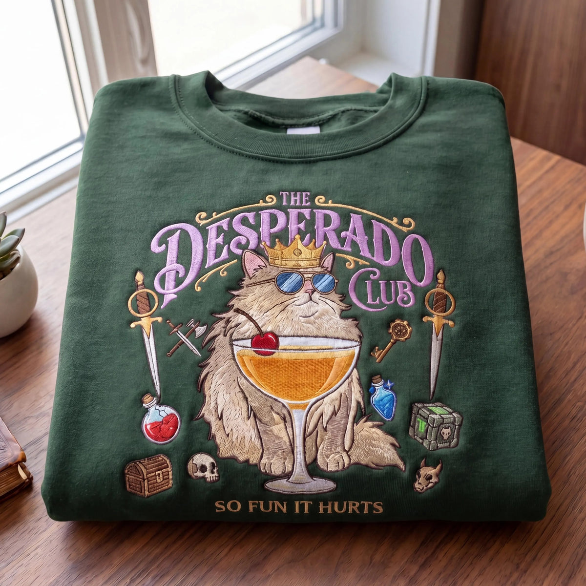 Princess Donut Embroidered Sweatshirt