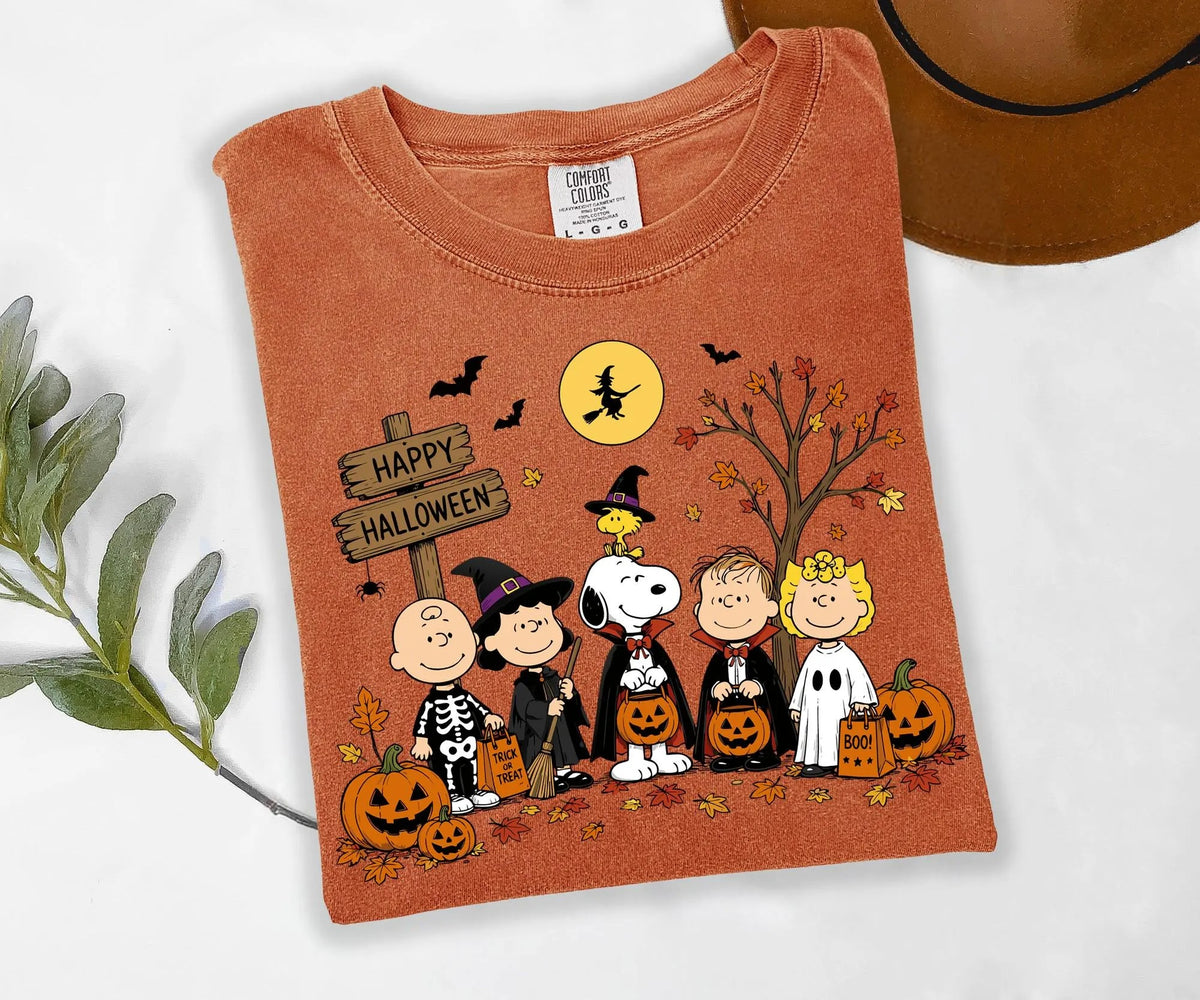 Vintage Dog Halloween Fall Shirt