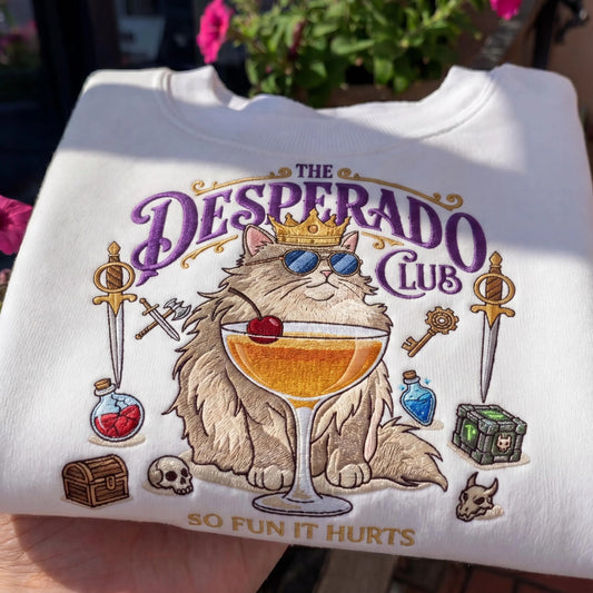 Princess Donut Embroidered Sweatshirt