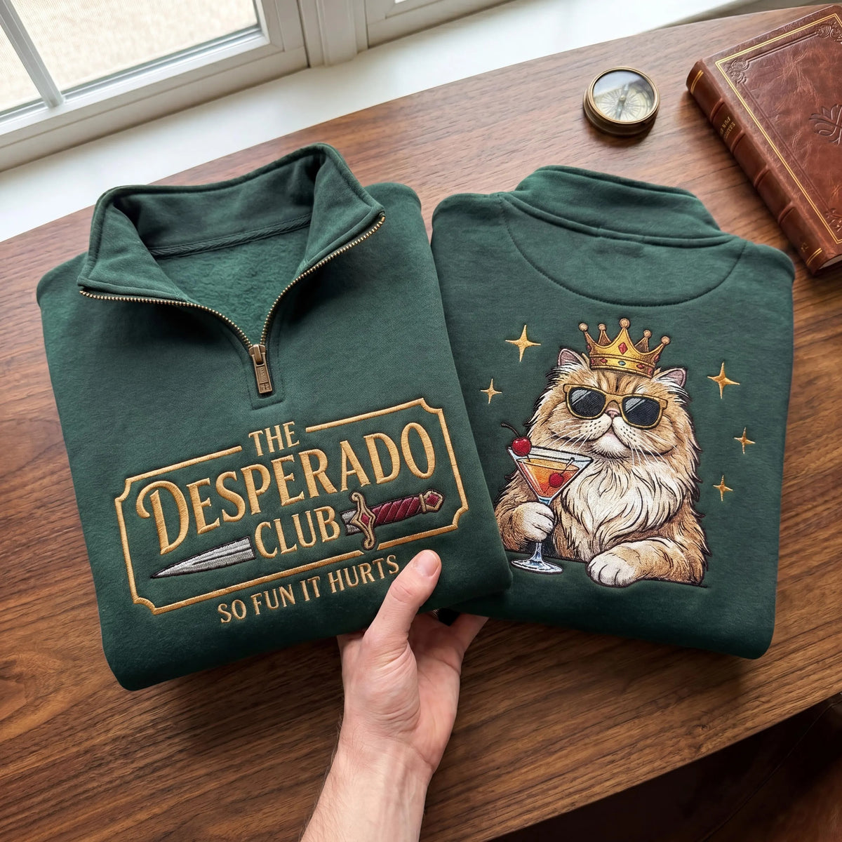 The Desperado Club Princess Donut Embroidered Sweatshirt