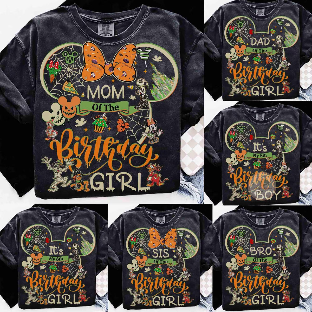 Personalized Disney Halloween Birthday Shirt