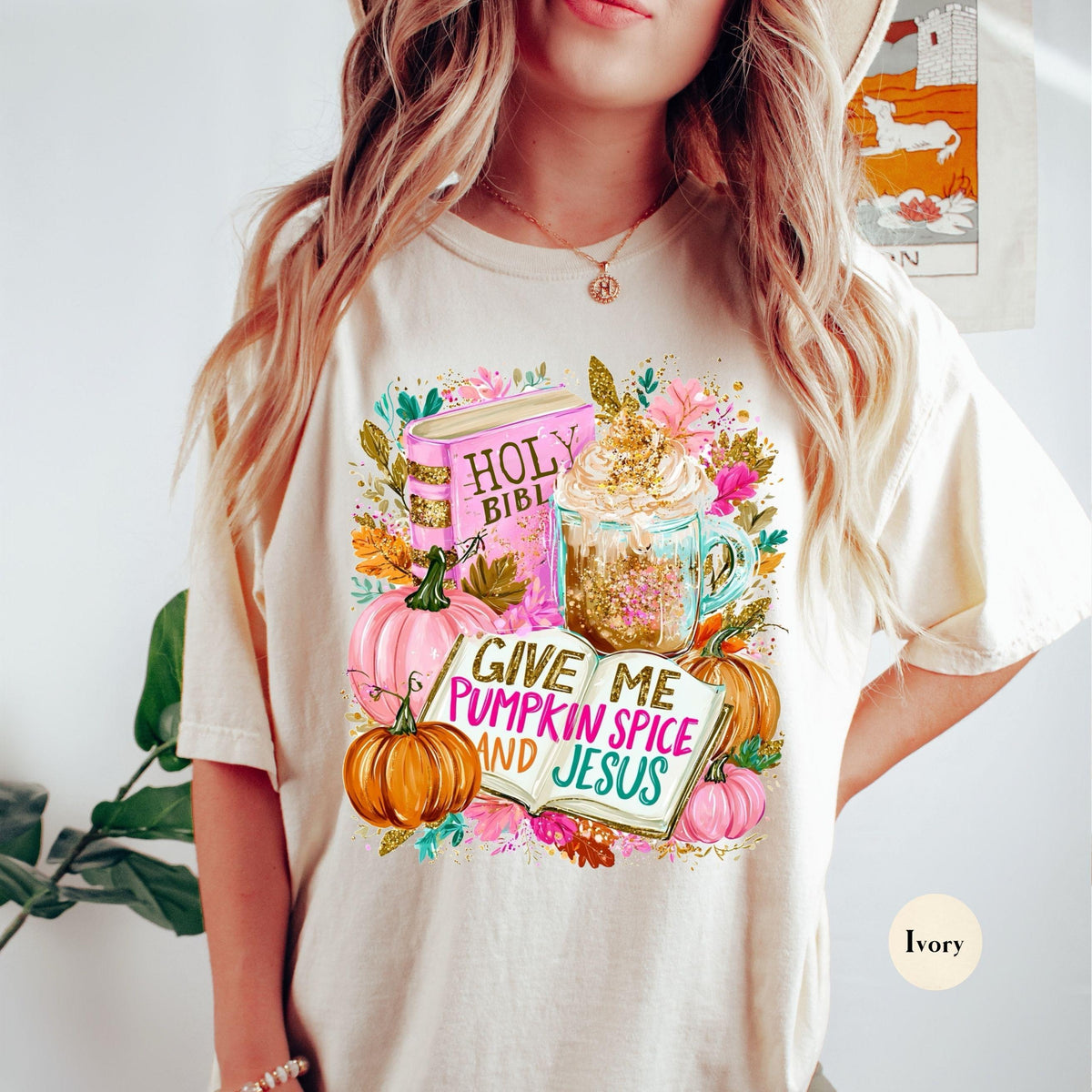 Give Me Pumpkin Spice And Jesus Shirt