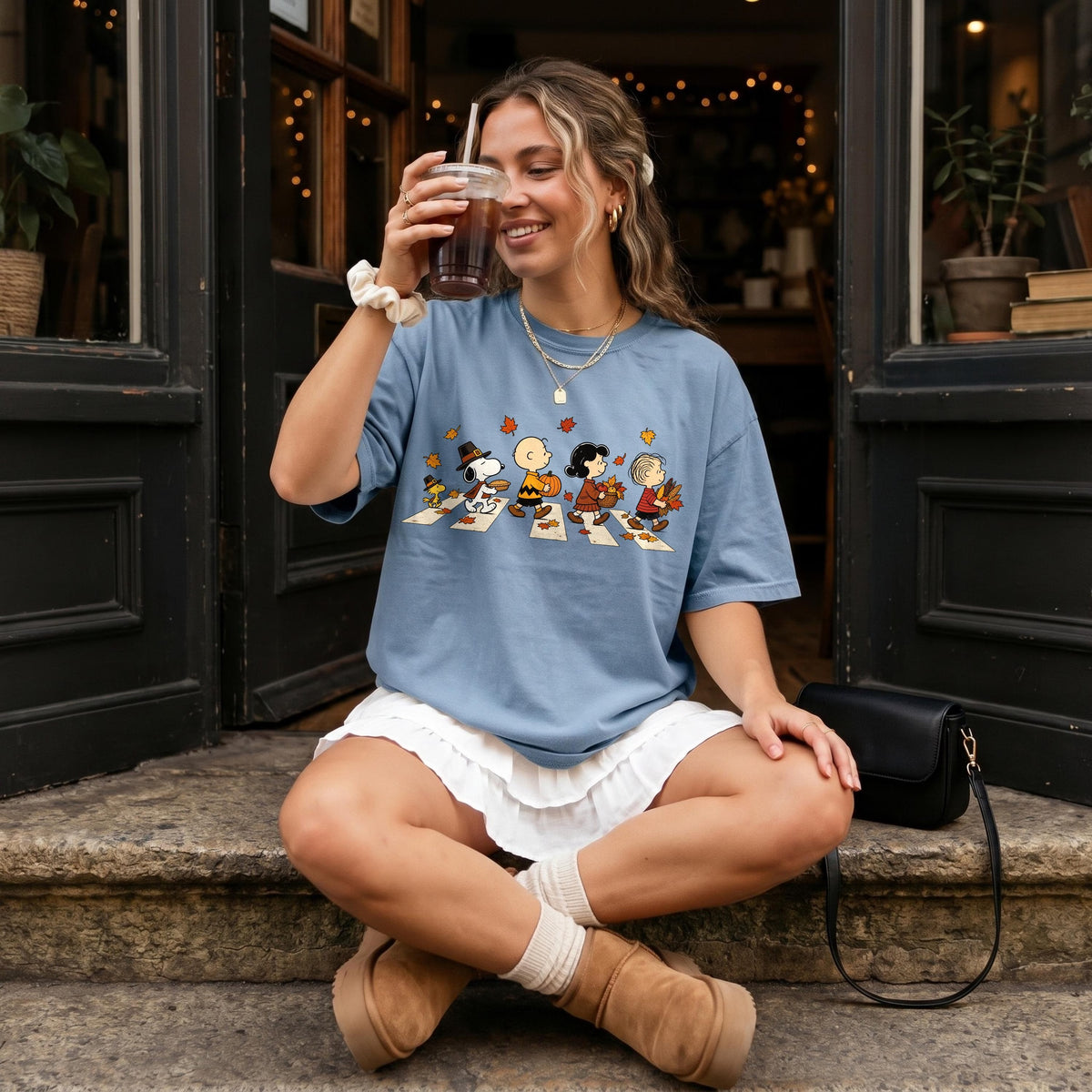 Cute Dog & Friends Fall Shirt