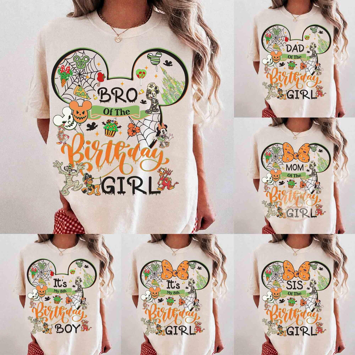 Personalized Disney Halloween Birthday Shirt