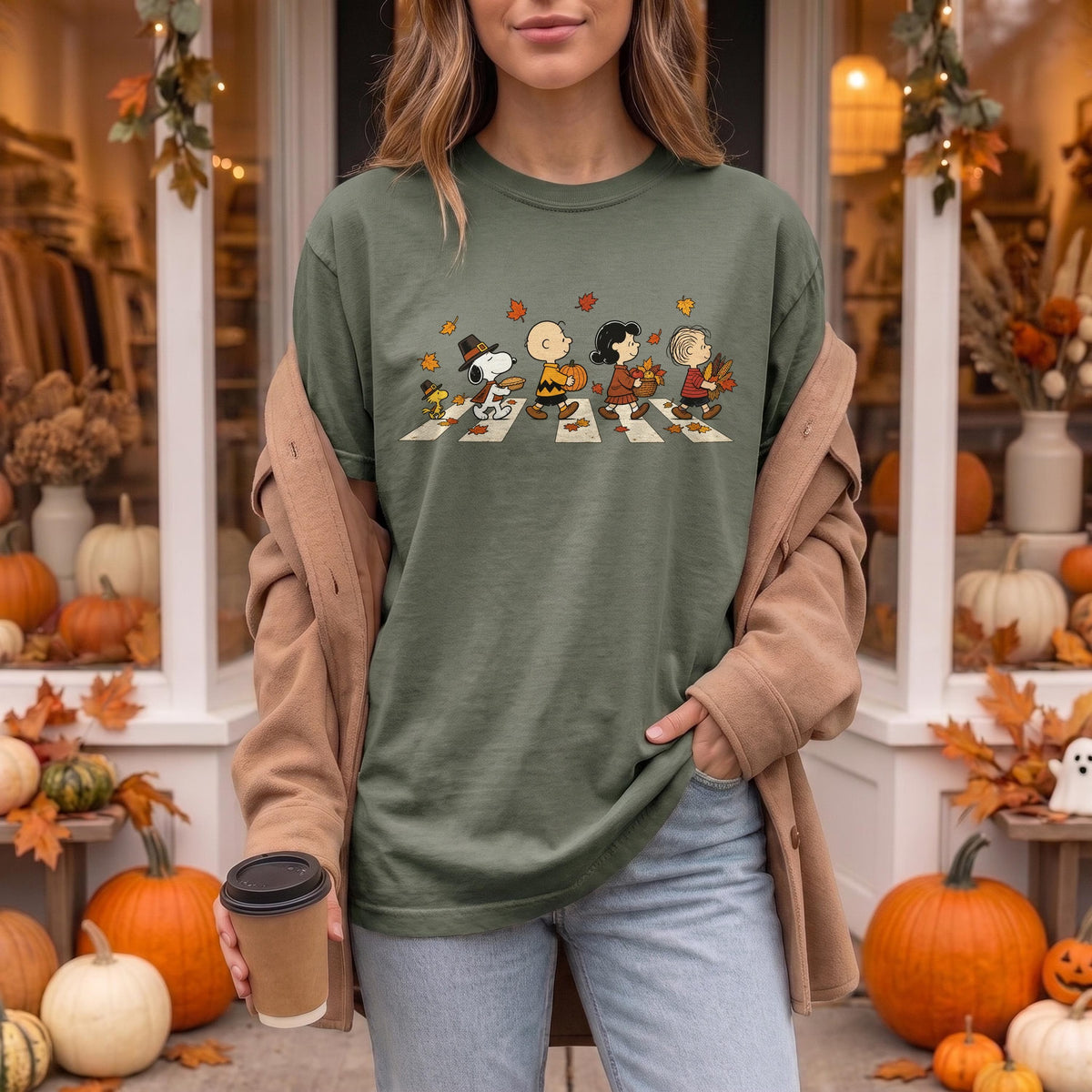 Cute Dog & Friends Fall Shirt