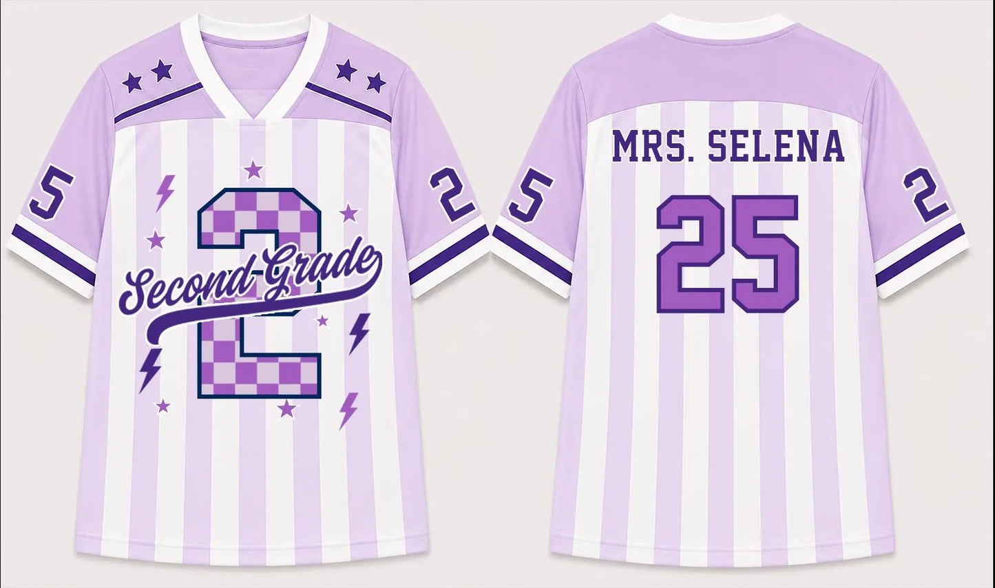 Personalized Grade Level Team Teacher Mesh Jersey