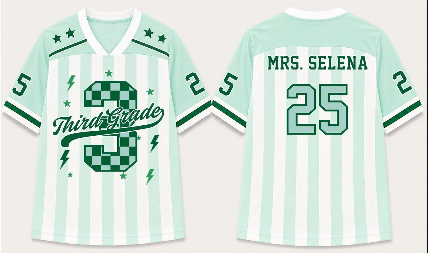 Personalized Grade Level Team Teacher Mesh Jersey
