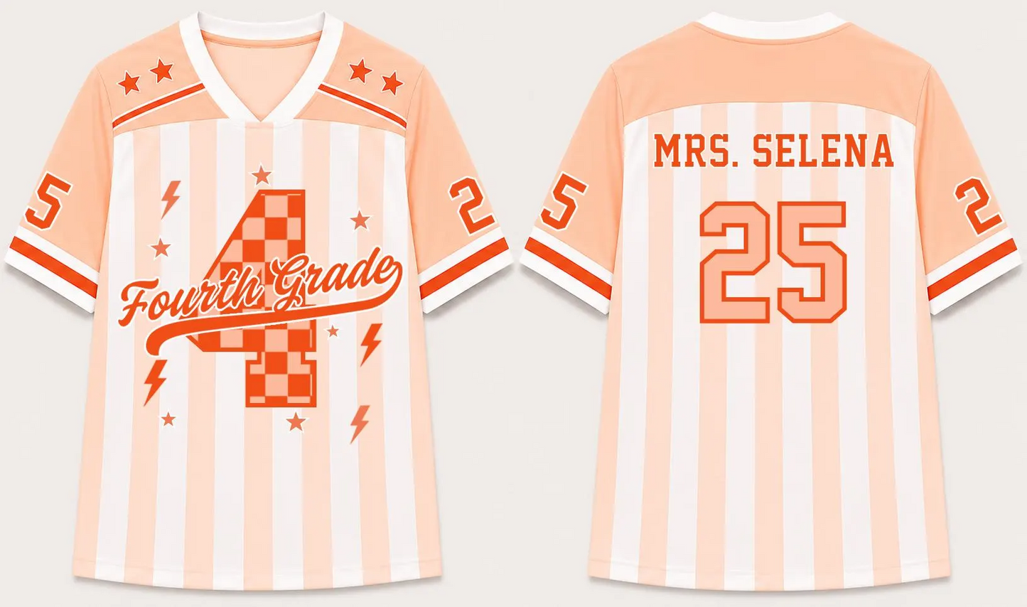 Personalized Grade Level Team Teacher Mesh Jersey