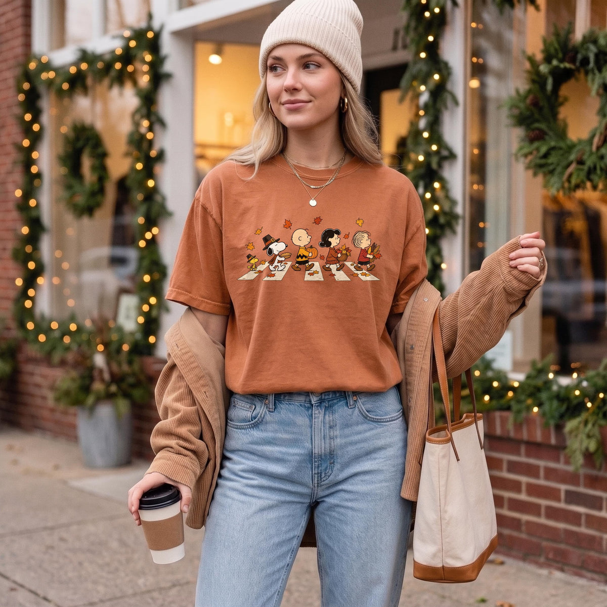 Cute Dog & Friends Fall Shirt