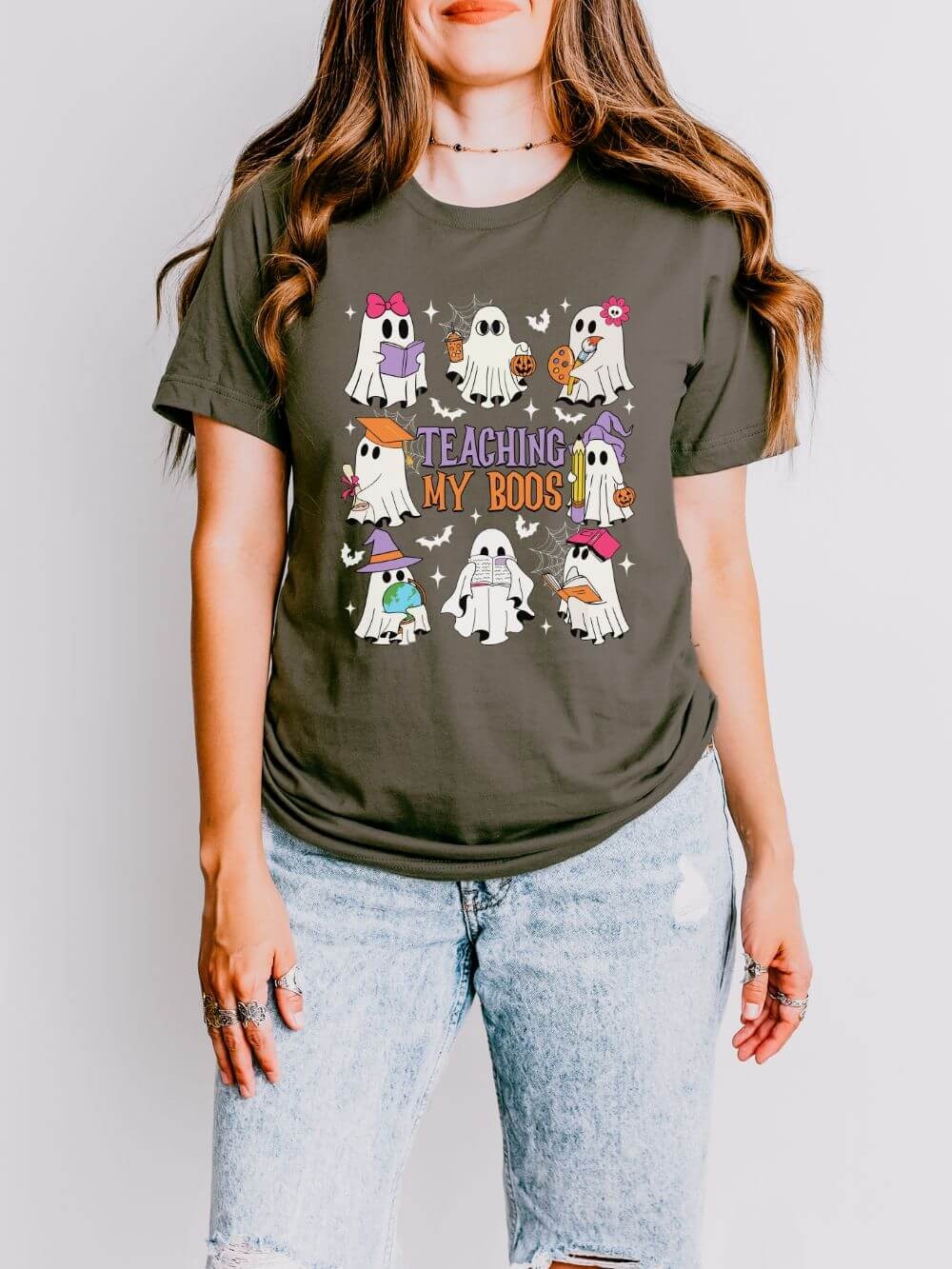 Teaching My Boos Halloween Comfort color T-Shirt