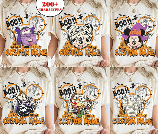 Customized Disney All Characters Halloween Shirt