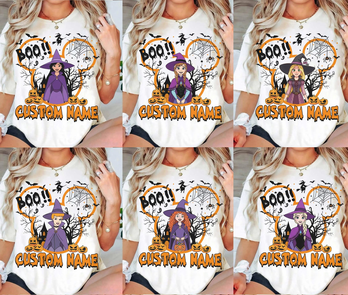 Customized Disney All Characters Halloween Shirt