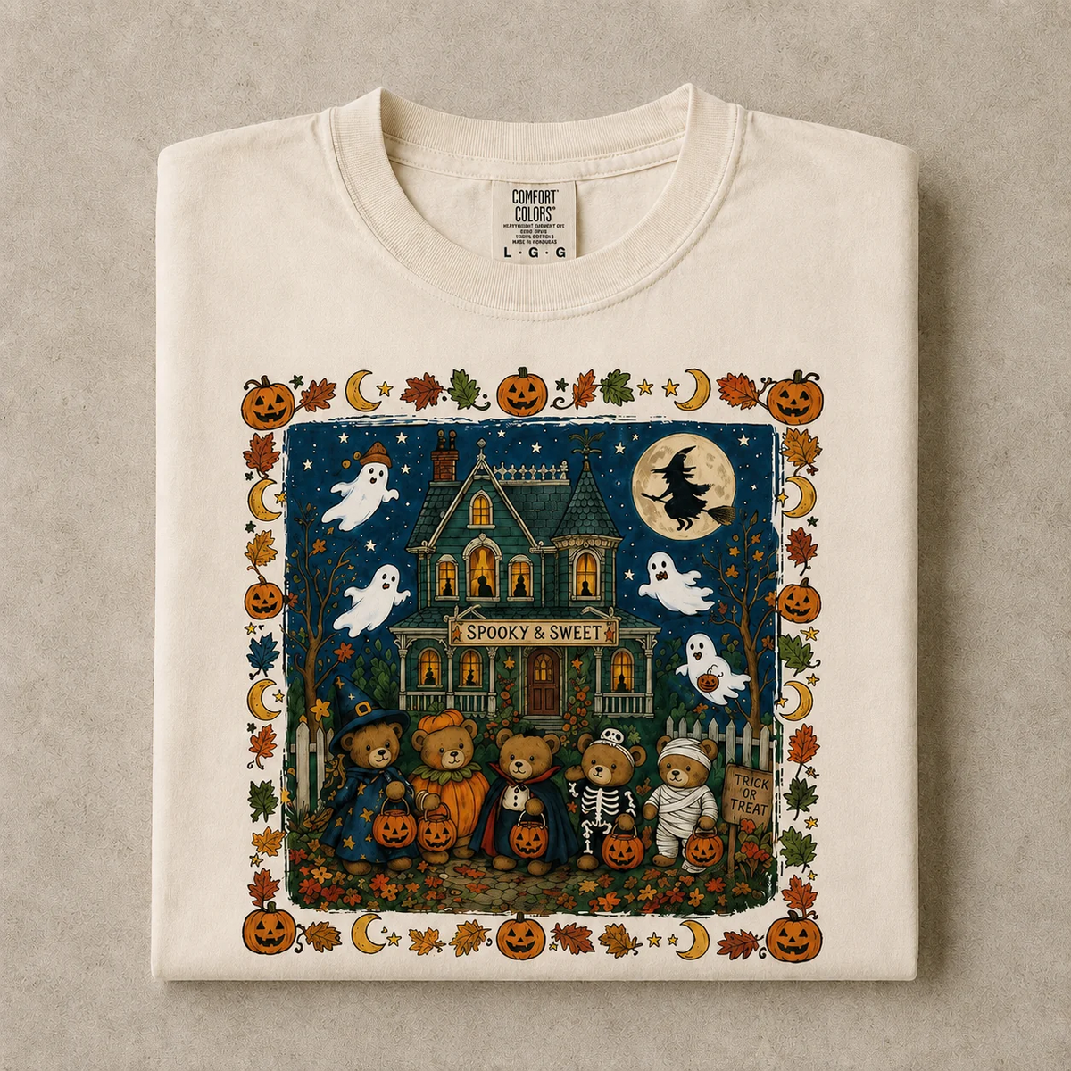 Vintage Spooky Bears Halloween Shirt
