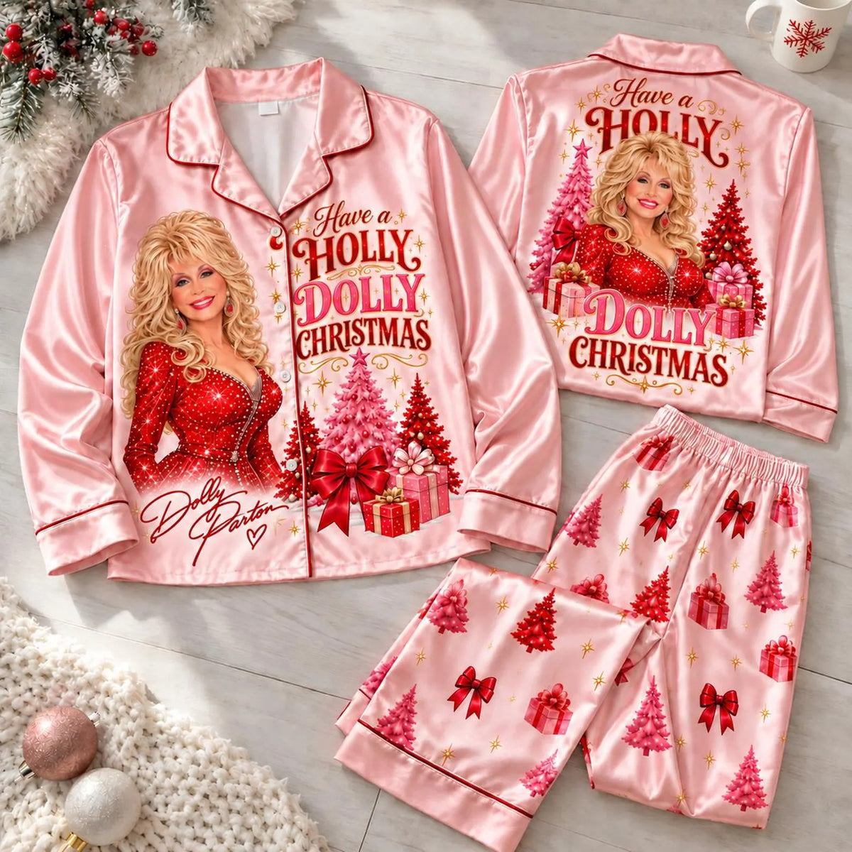 Have a Holly Dolly Pajama Set