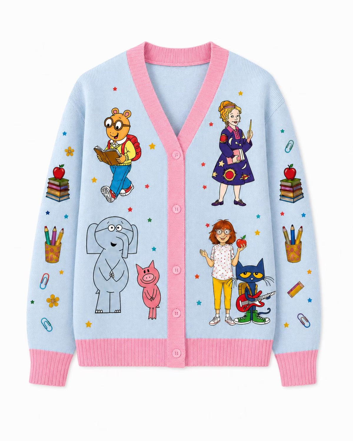 Personalized Teacher Cardigan Sweater-I Still Read Children’s Books