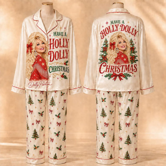 Have a Holly Dolly Red Pajama Set