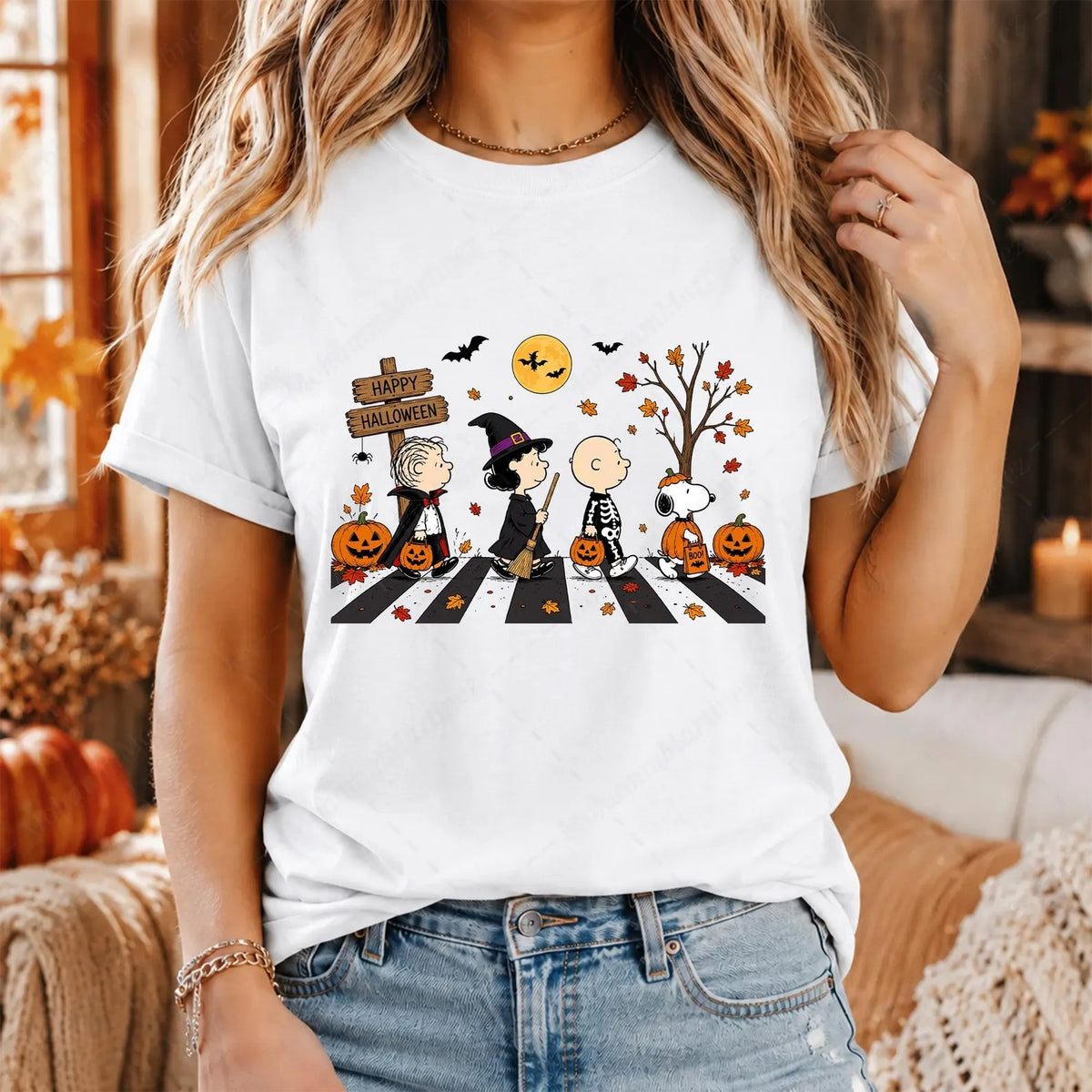 Vintage Dog & Friends Halloween Shirt