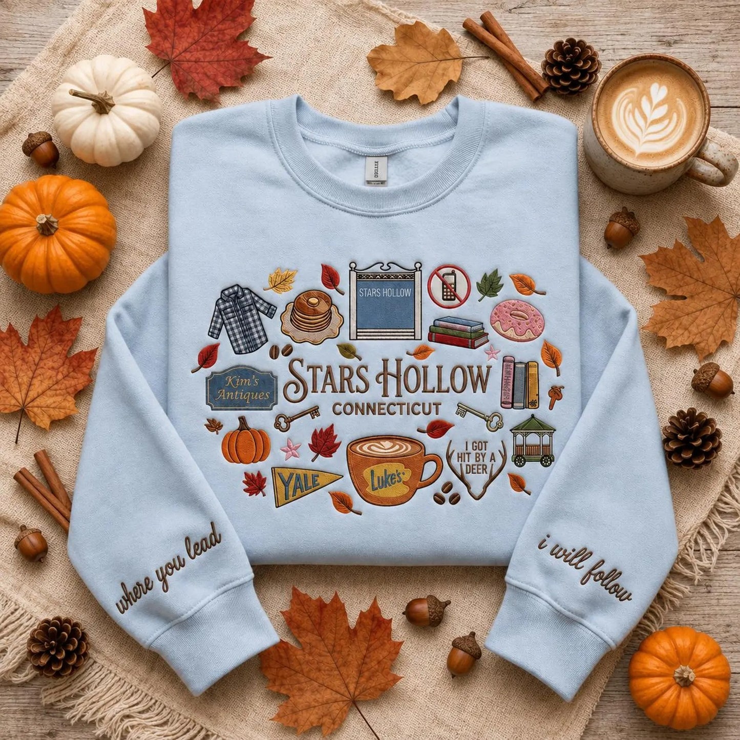 Connecticut Embroidered Sweatshirt