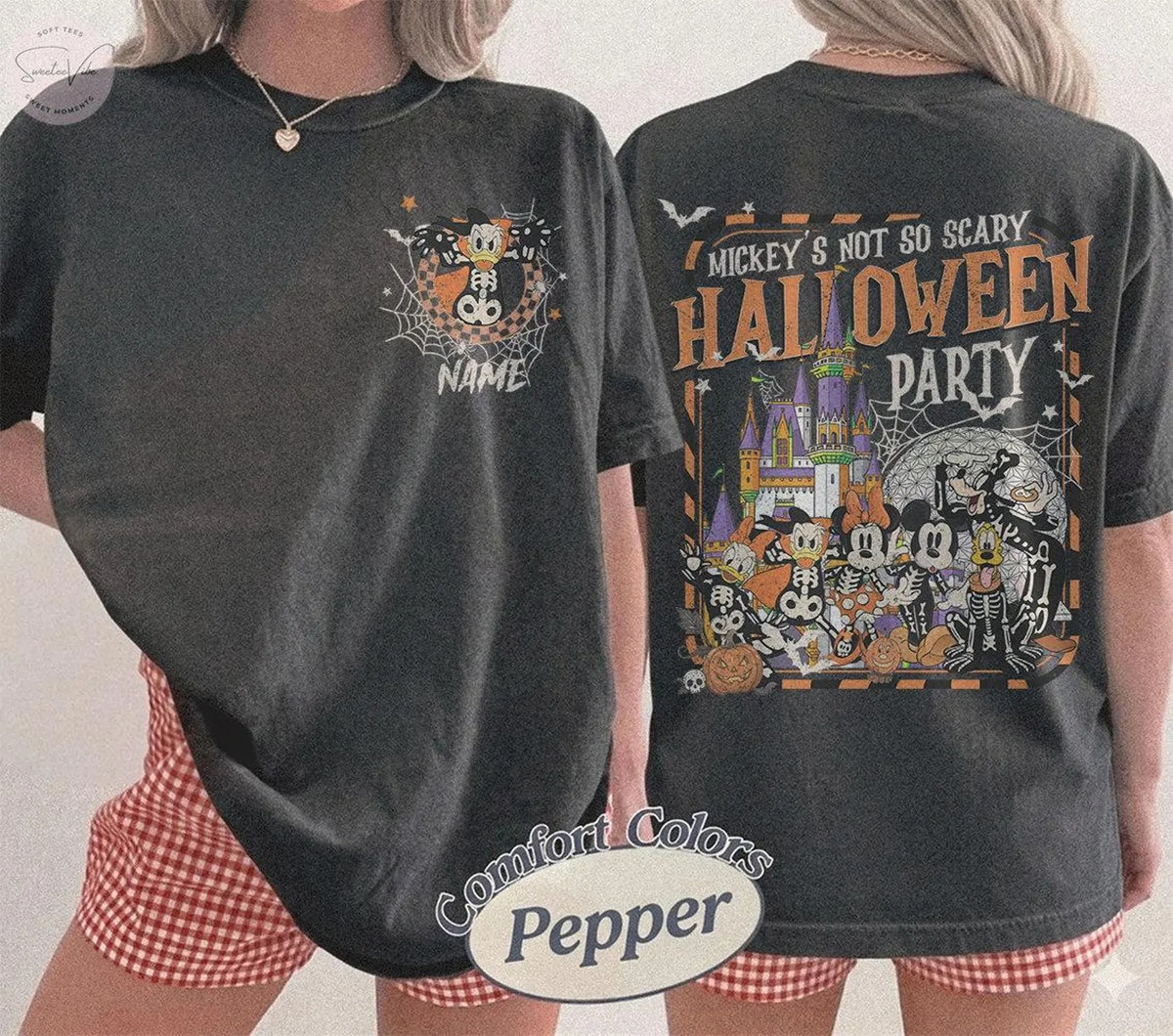 Custom Character Disney Halloween Party Shirt