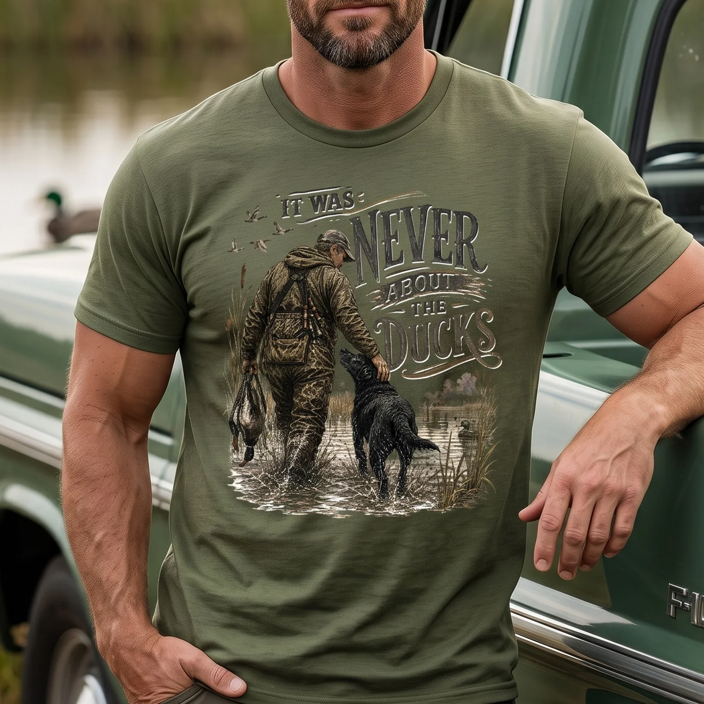 Duck Hunting Outdoor Cotton Shirt TH3009