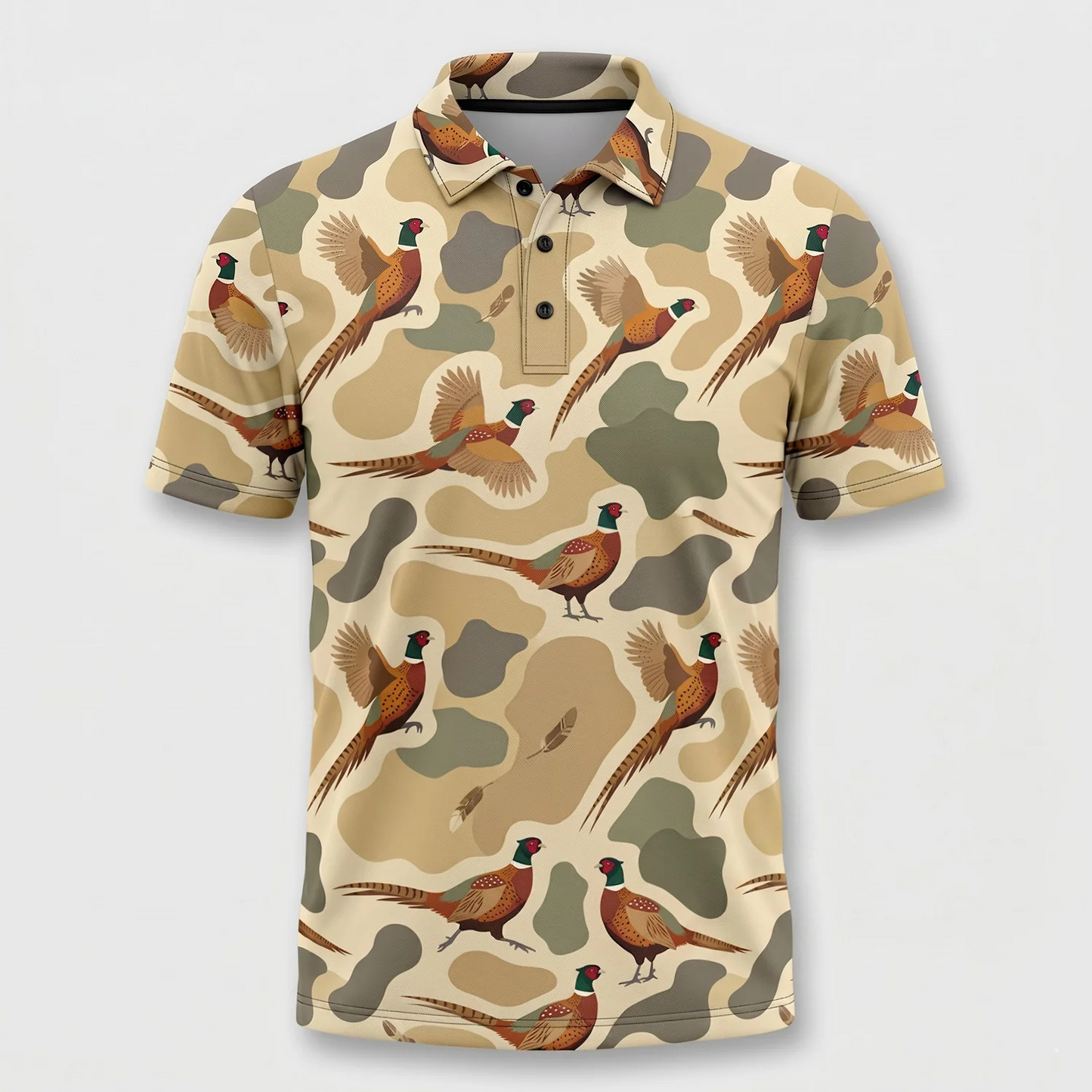 Upland Pheasant Hunting Polo Shirt TH3034