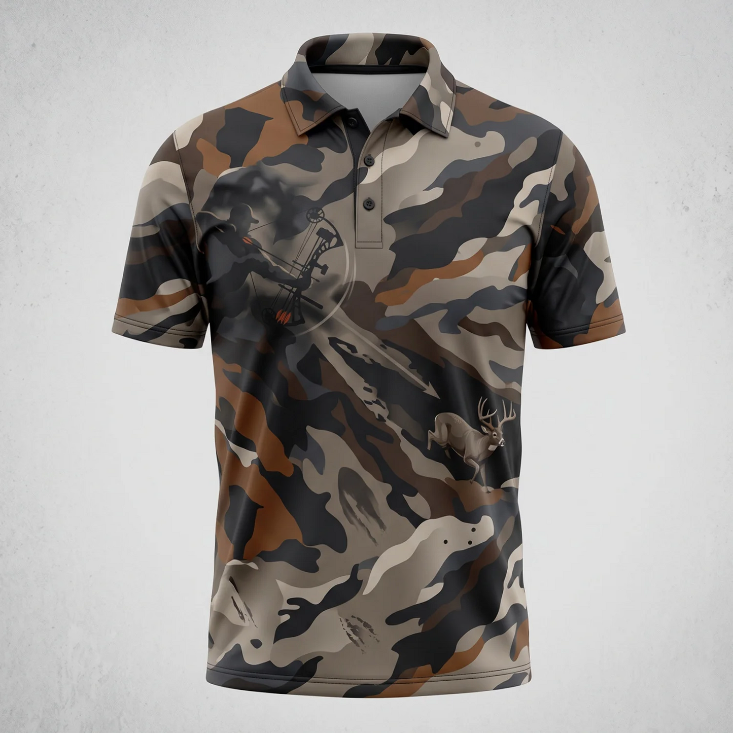 Deer Hunting Polo Shirt TH3004