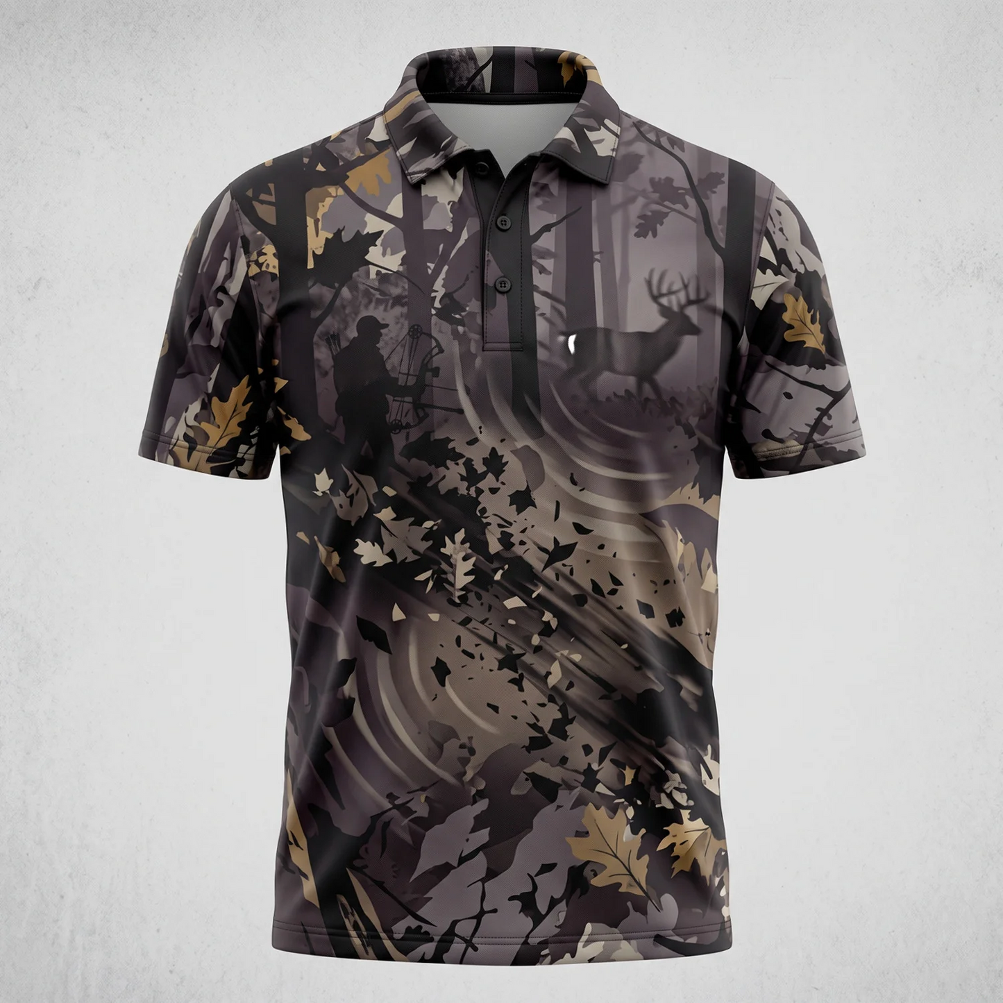 Deer Hunting Polo Shirt TH3025
