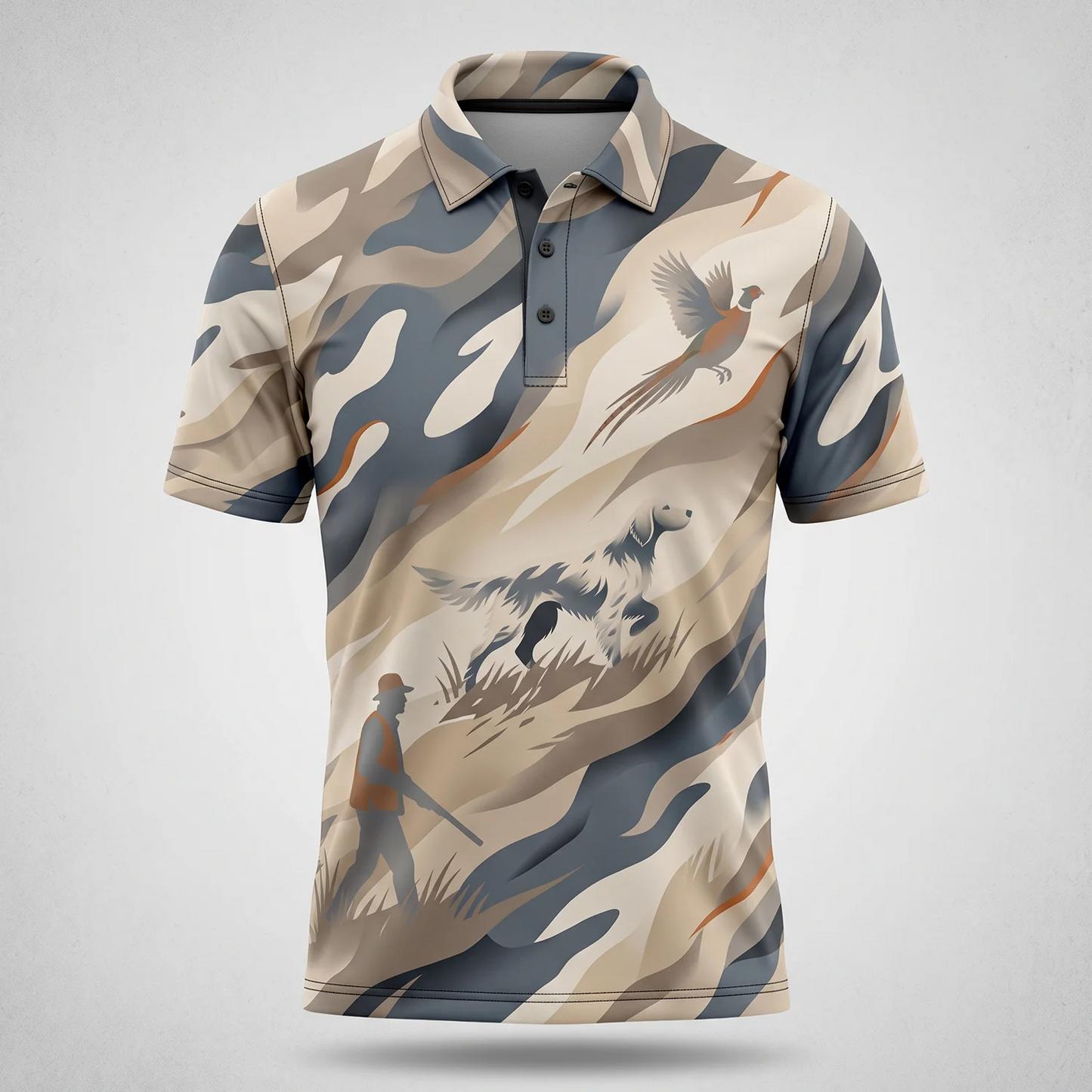 Upland Pheasant Hunting Polo Shirt TH3020