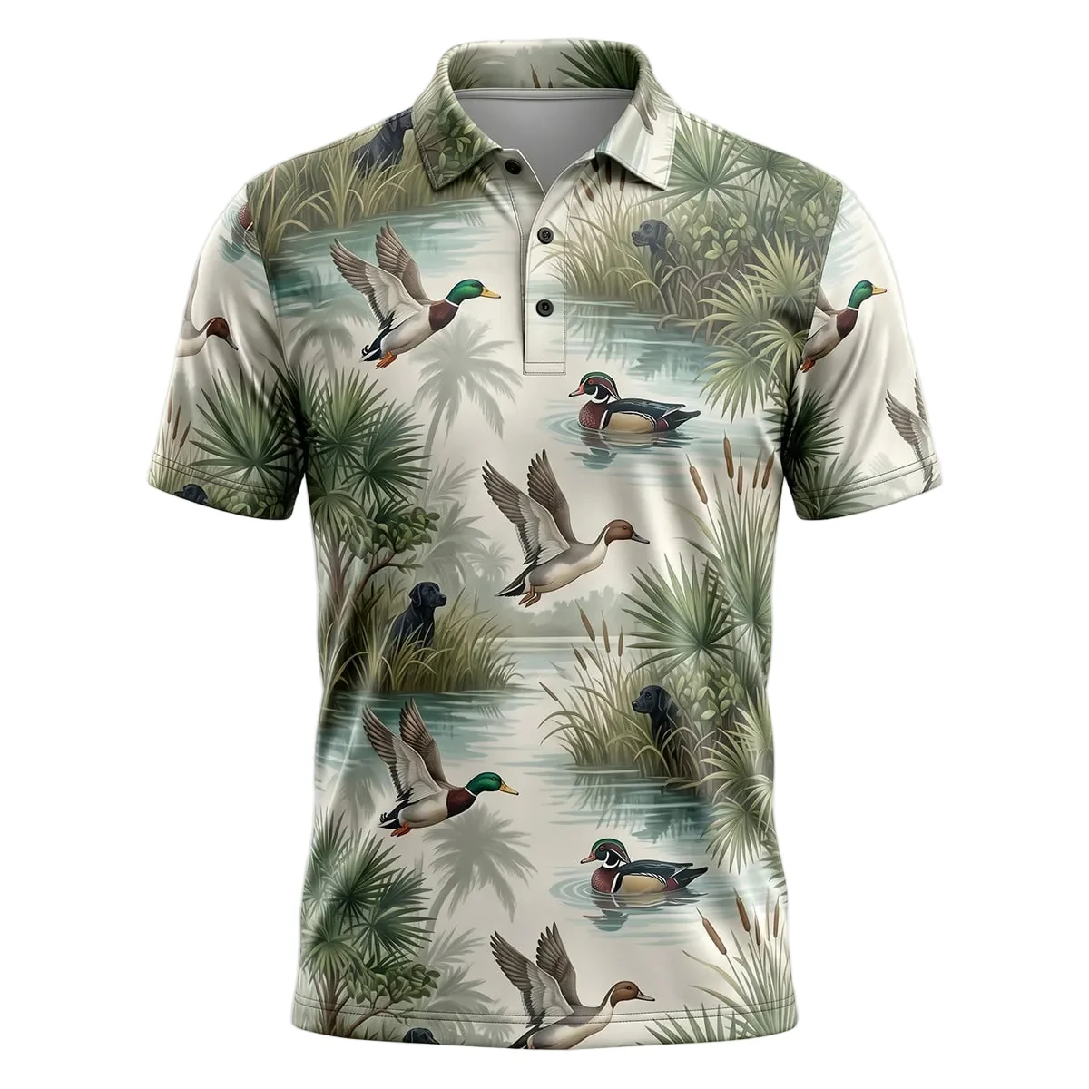 Mallard Duck Hunting Polo Shirt TH315