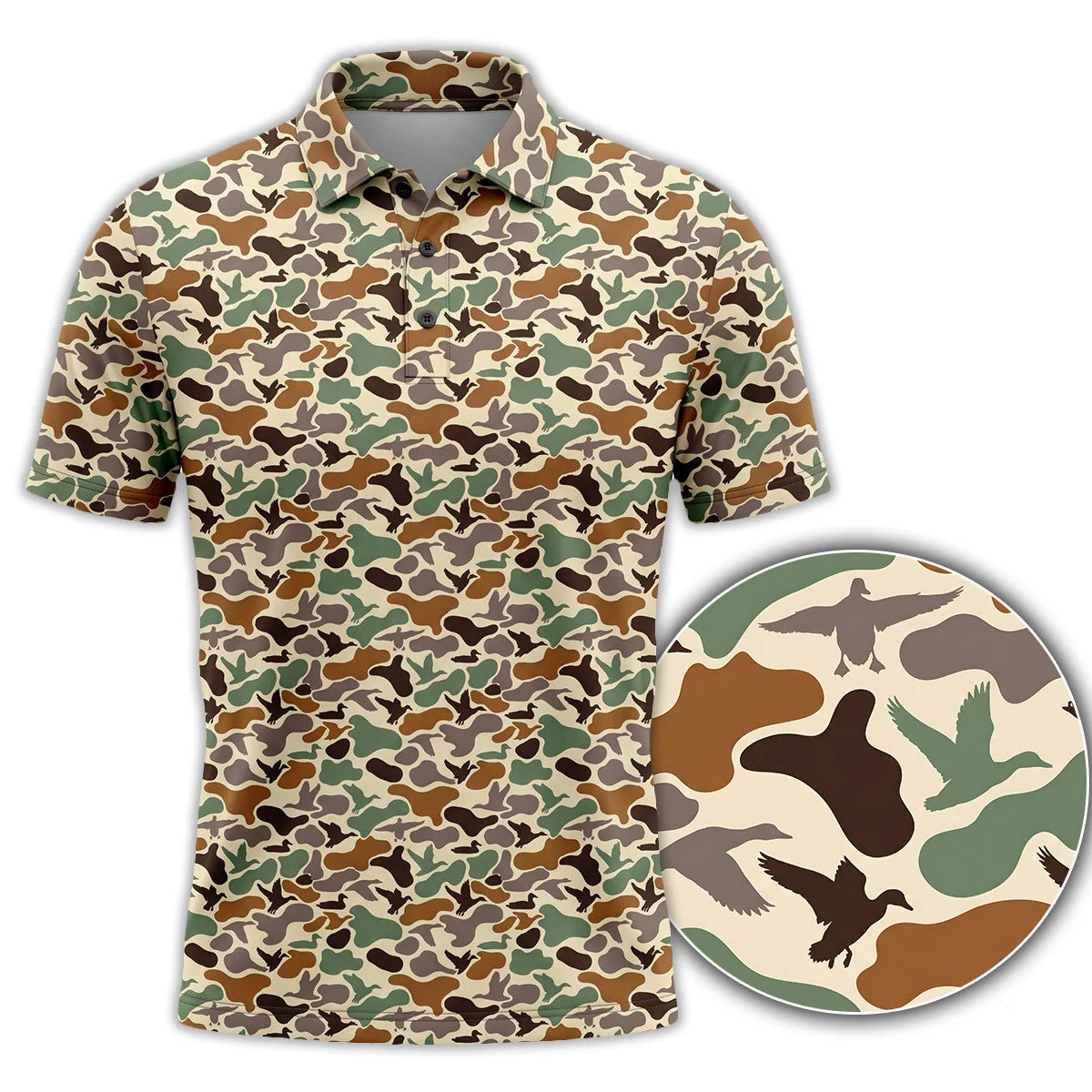 Duck Hunting Polo Shirt TH314