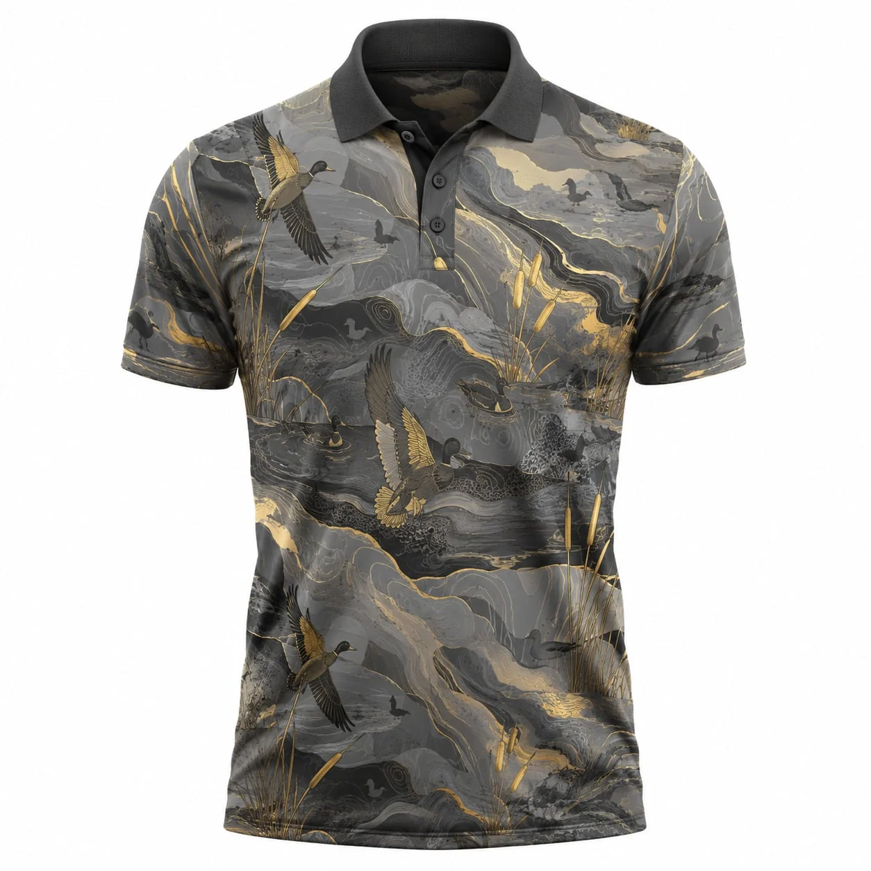 Mallard duck Hunting Polo Shirt TH303
