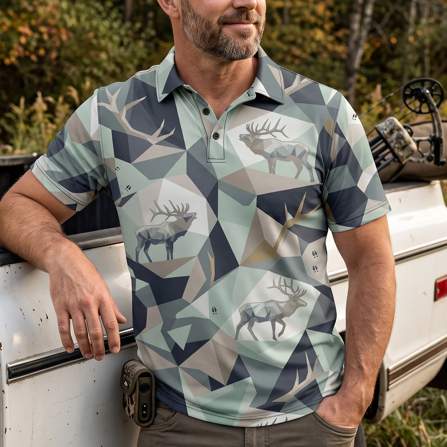 ELK Hunting Polo Shirt TH3006