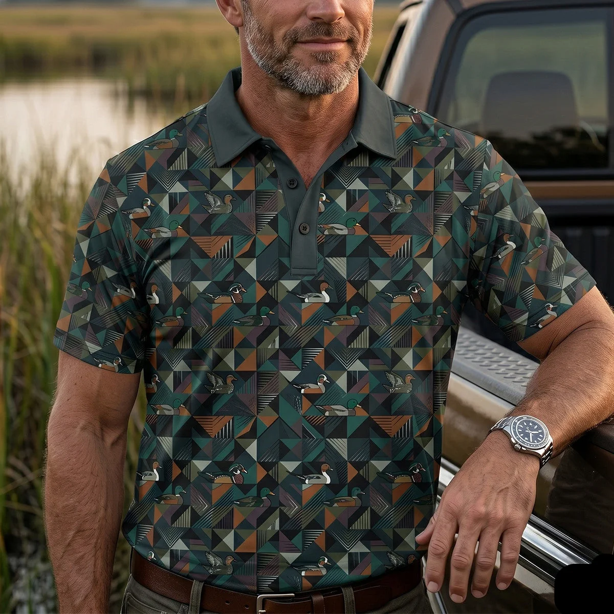 Duck Hunting Polo Shirt TH312