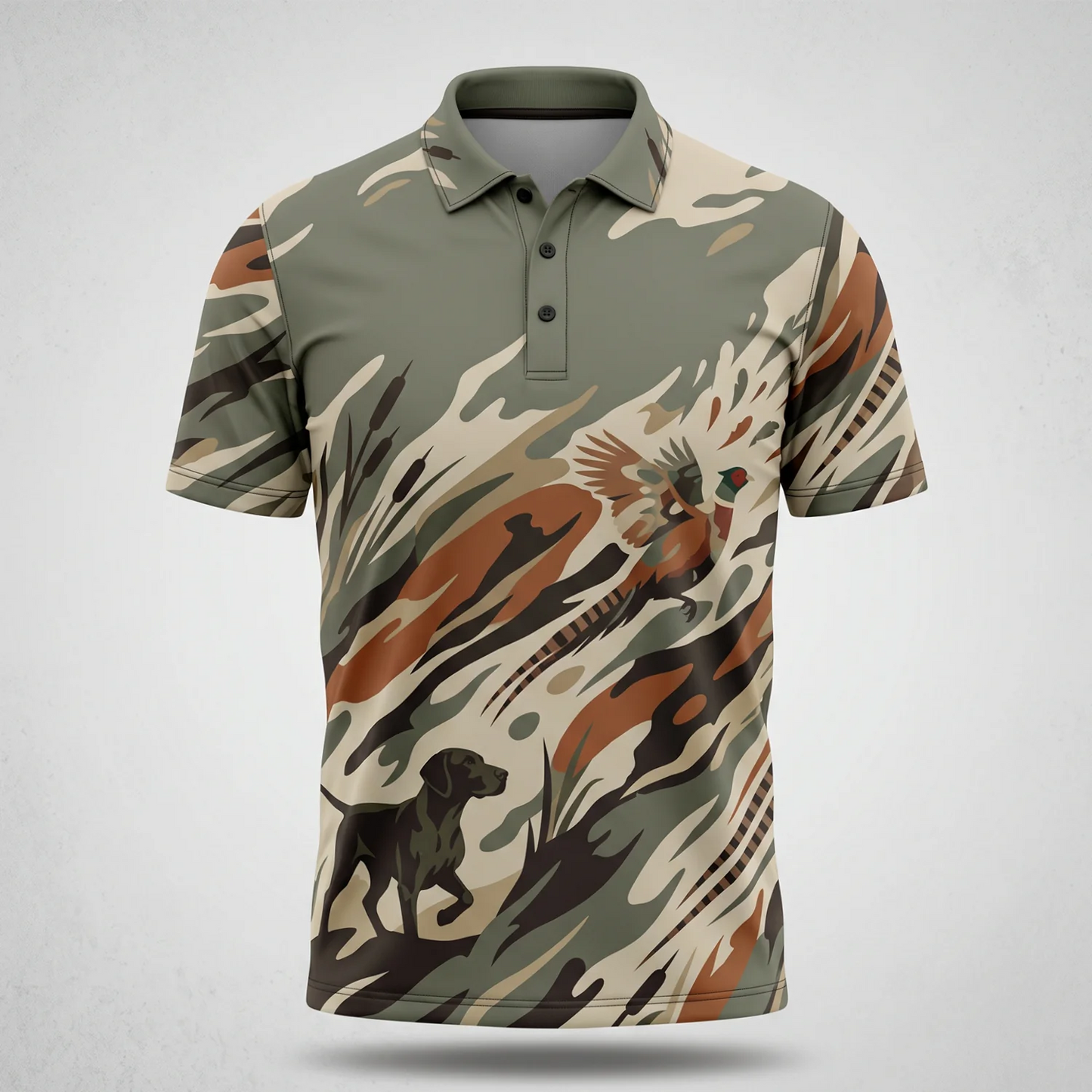 Upland Pheasant Hunting Polo Shirt TH3030