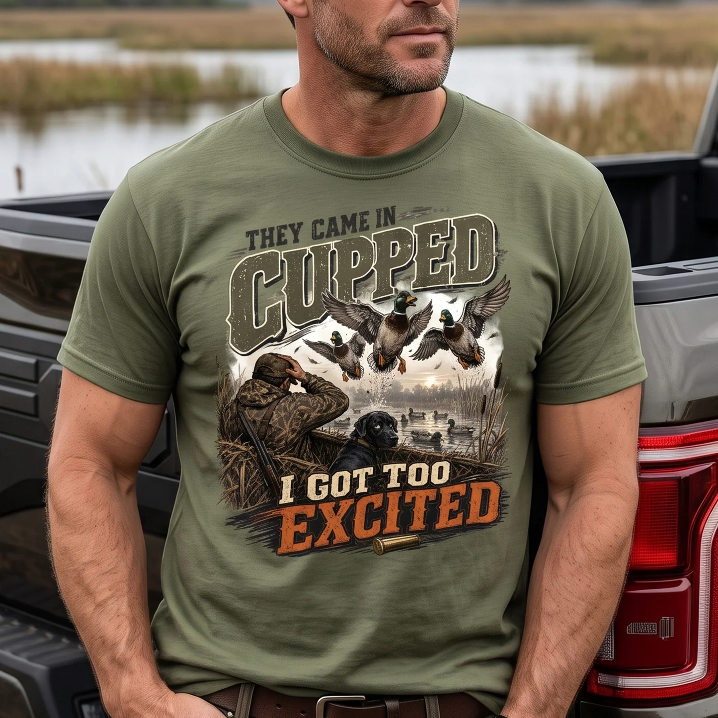 Duck Hunting Outdoor Cotton Shirt TH3018