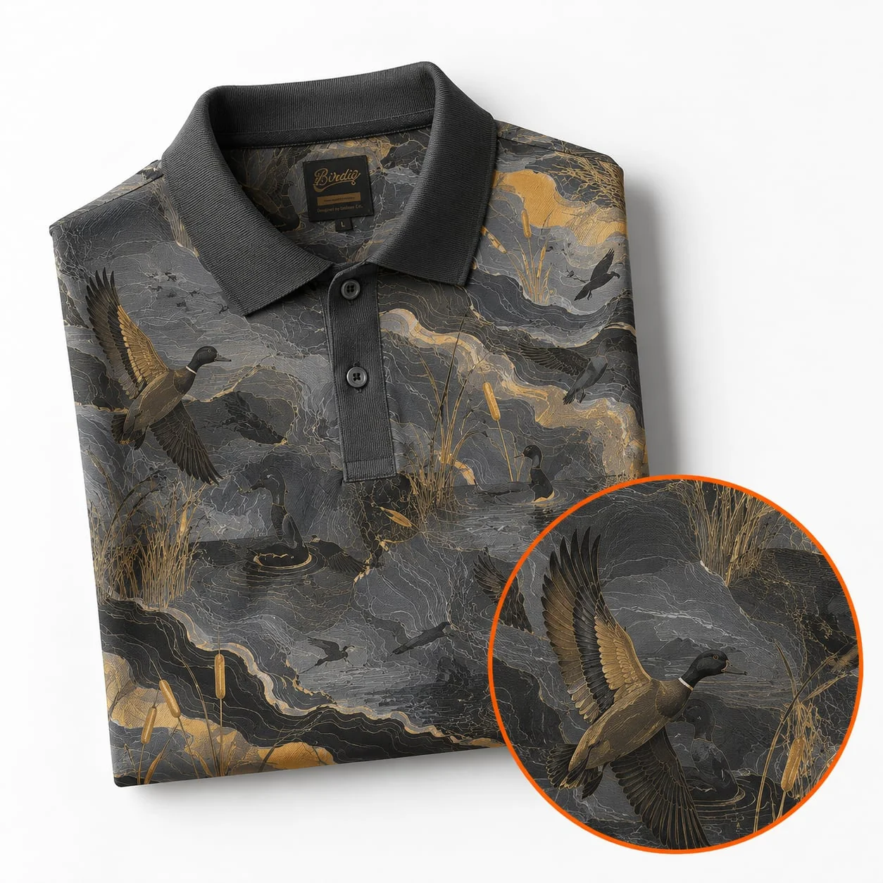 Mallard duck Hunting Polo Shirt TH303