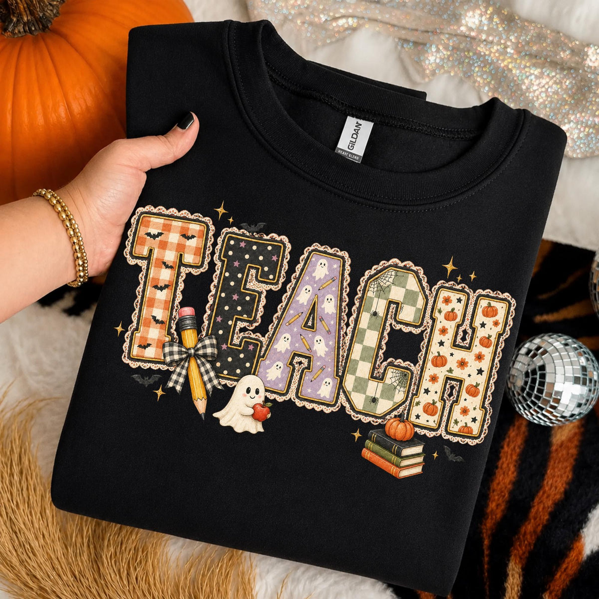 Custom Name Teacher Halloween Comfort color T-Shirt